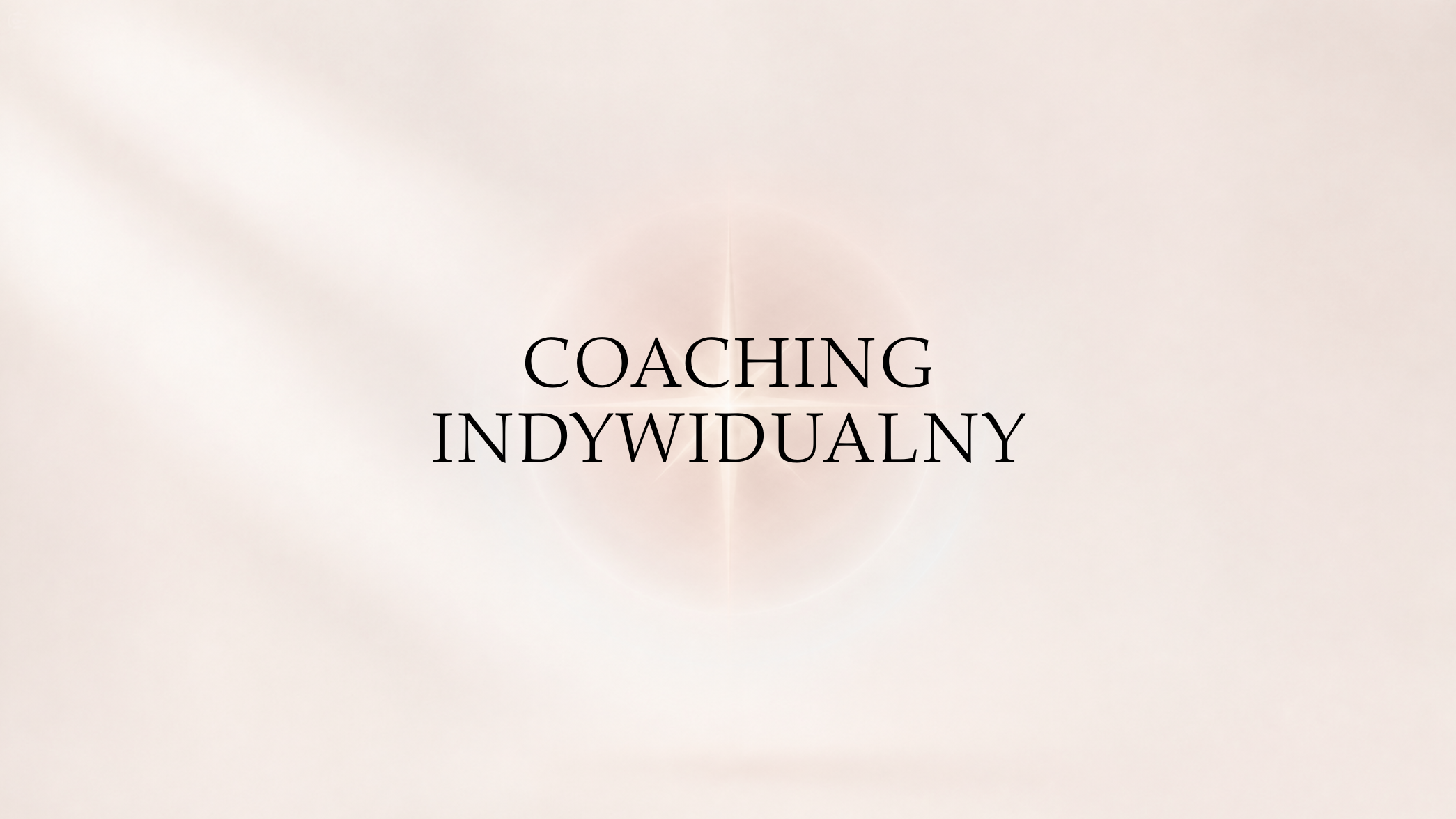 Coaching Indywidualny – Sesja Online